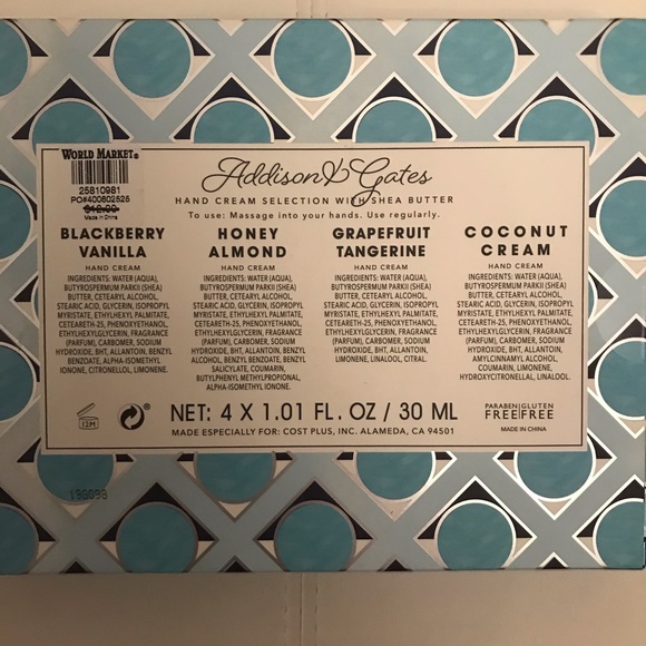 Addison and Gates Makeup Addison And Gates Hand Cream Gift Set Poshmark